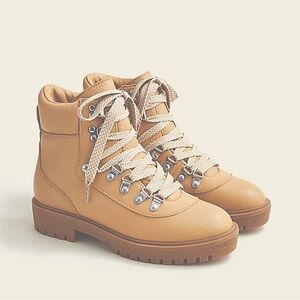 J. Crew $198 Nordic Leather Lightweight Hiking Boots size 8